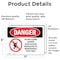 Signmission Do Not Climb Ladder Roof Access Danger Sign, Vinyl Decal, 7in W x 5in L, 2PK OS-2PACK-DS-D-57-L-2091 - alternate 4